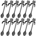 Fako Bijoux - 12x Theelepel / Koffielepel Hangende Kat -, Verzenden, Nieuw