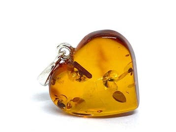 Topkwaliteit - Sprankelend Baltisch Amber Hartvormige Hanger