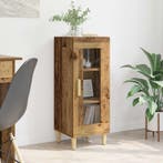 vidaXL Dressoir Oudhout 34.5 x 32.5 x 90 cm Bewerkt hout, Verzenden, Nieuw, Overige houtsoorten, Minder dan 50 cm