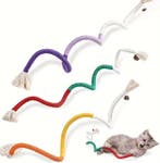 Katoenen Kattenkauwspeeltje – Interactief Touwspeelgoed, Verzenden, Nieuw