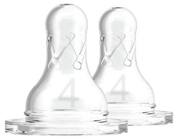 Dr Browns Fase 4 Smalle Hals Speen 2 stuks, Verzenden, Nieuw