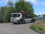 Vrachtwagen, SCANIA, P340, 2014, met autolaadkraan, PALFI