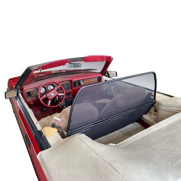 Ford Mustang (1979-1993) Cabrio windscherm Zwart windscherm, Ophalen of Verzenden
