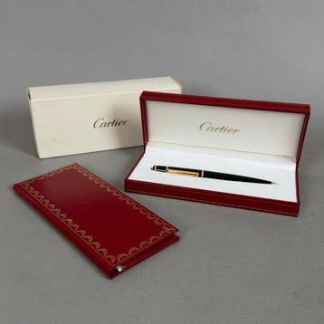 Cartier - Penna Diabolo Must De Cartier Lacca Nera Oro, Nieuw