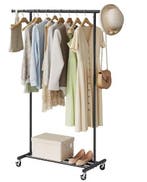 Kledingrek op Wielen met Uitschuifbare Rail, Verzenden, Nieuw
