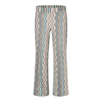 Cambio • pantalon Faith zigzag motief • 36, Cambio, Bruin, Verzenden, Nieuw