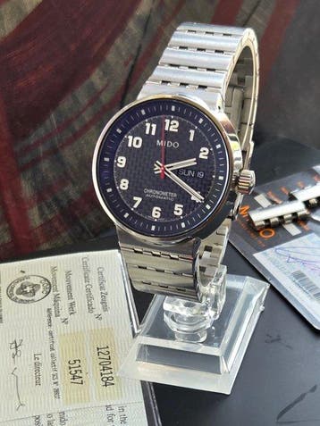 Mido - All Dial Chronometer - Carbon Fibre Dial - COSC, Sieraden, Tassen en Uiterlijk, Horloges | Heren, Nieuw