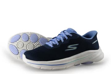 Skechers Instappers in maat 39 Blauw, Skechers, Instappers, Zo goed als nieuw, Verzenden
