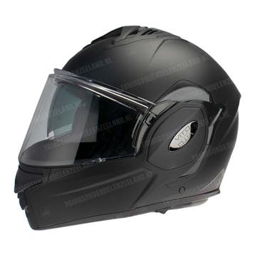 Helm Vito Systeemhelm met zonnevizier Reverse mat zwart (..., Ophalen of Verzenden, Nieuw, Vito