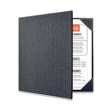 Vierkante (21 x 21 cm) Menumap voor 2 menukaarten - Hout...