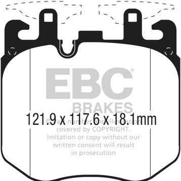 EBC 2017+ BMW (Alpina) B7 xDrive 4.4L Twin Turbo Yellowstuff, Ophalen of Verzenden, Nieuw