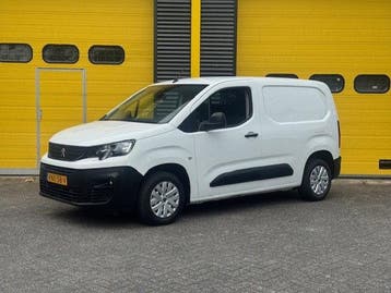 Peugeot Partner 1.2 Airco prijs EX BTW NAP, Gebruikt, Euro 6, Overige brandstoffen, Wit