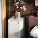 2dekans | SoBuy Linnenkast - BZR154-W - Badkameronderkast -, Ophalen of Verzenden, Zo goed als nieuw, Wit