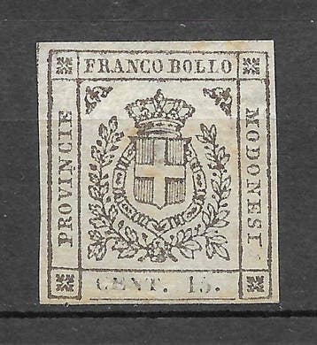 Italiaanse oude staten - Modena 1859 - Modena Voorlopige, Postzegels en Munten, Postzegels | Europa | Italië, Gestempeld