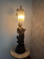 Lamp - brons look - Franse Art Nouveau stijl