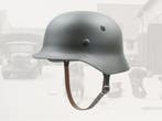 Replica Duitse helm M40 ww2, Verzamelen, Ophalen of Verzenden, Landmacht, Duitsland, Helm of Baret