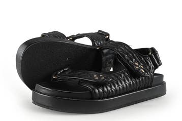 Sacha Sandalen in maat 38 Zwart, Verzenden, Zwart, Sandalen of Muiltjes, Zo goed als nieuw