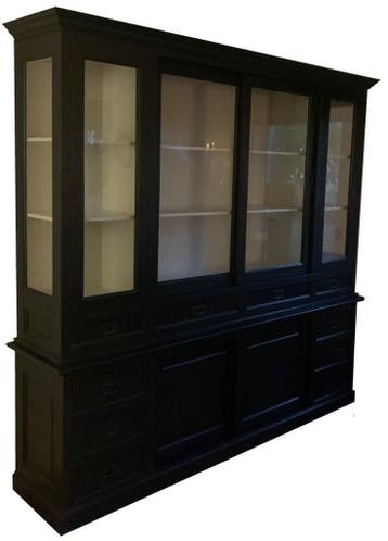 Buffetkast antraciet Eelde 225cm, Huis en Inrichting, Ophalen of Verzenden, Nieuw