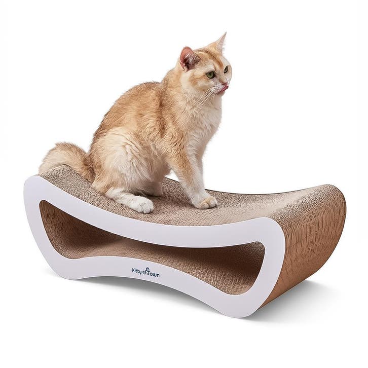 Luxe Krabsofa Kitty Town Leo Medium Krabkarton en Krabmeubel, Dieren en Toebehoren, Krabmeubelen, Krabplank, Nieuw, Ophalen of Verzenden