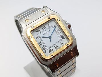 Cartier - Santos Carrée GM - Serviced - 2961 - Heren -, Nieuw