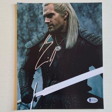 The Witcher - Henry Cavill (Geralt of Rivia) - Signed Photo, Nieuw