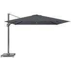Challenger T1 premium zweefparasol 350x350 cm faded black, Tuin en Terras, Parasols, Ophalen of Verzenden, Nieuw