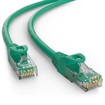 Cat5e 2M Groen UTP kabel, Computers en Software, Ophalen of Verzenden, Nieuw