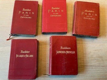 Karl Baedeker - Lot with 5 Baedekers - 1900-1913