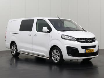 Opel Vivaro 2.0CDTI 122PK XXL Dubbele Cabine Innovation, Stof, Gebruikt, Euro 6, Wit