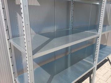 Gebruikte/ Nieuwe Legbordstelling Stelling 30 t/m 100cm diep, Ophalen of Verzenden