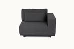 Flow. Lux loungebank sooty - 2-zitselement met armleuning, Ophalen of Verzenden, Nieuw