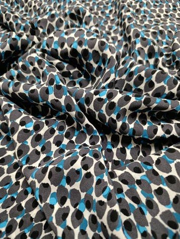 B243 - 600 x 140 cm - Favolosa 100% pura seta di Como -
