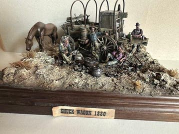 Attica - Diorama Chuck Wagon 1880 - 1850-1900 - Spanje