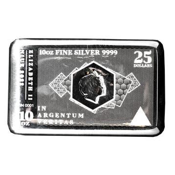 10 troy ounce - Zilver .999 - 2022 10 oz $25 Niue .9999 Fine