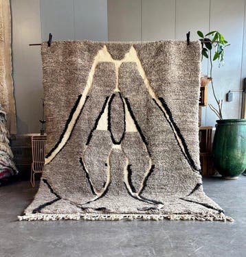 Marokkaans Berber Mrirt-wol tapijt - Vloerkleed - 300 cm -, Nieuw