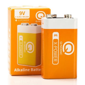9V batterij | Q-Nomic (Alkaline), Verzenden, Nieuw