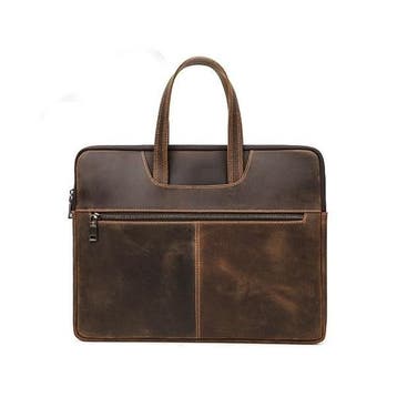 BUGOLINI Uchiha – Leren Multifunctionele laptoptas, Computers en Software, Laptoptassen, 16 inch, Nieuw, Aktetas