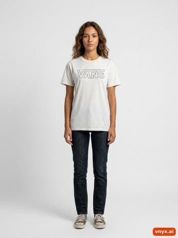 VANS T-shirts Dames maat S Wit Vintage, Ophalen of Verzenden, Nieuw