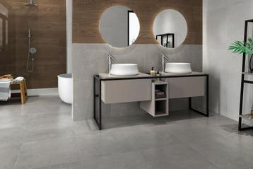 Vloertegel/Wandtegel Gigacer Concrete Gris Grijs Beton 30x60, 60 cm of meer, Keramiek, Nieuw, Ophalen of Verzenden