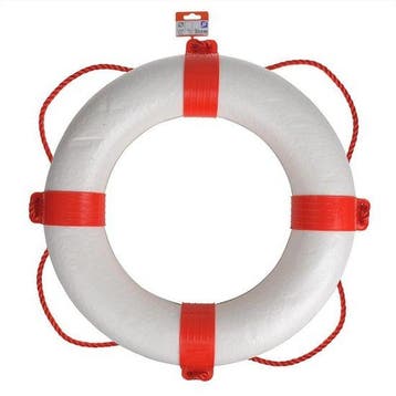 Reddingsboei diameter 550mm, wit - rood, Verzenden, Nieuw