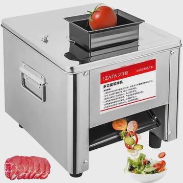 Professionele RVS Vlees Snijmachine 850W - Snel en Efficiënt, Verzenden, Nieuw in verpakking