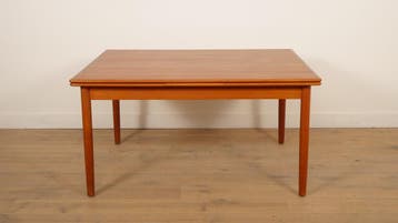Vintage eettafel | teak | Uitschuifbaar | 140 cm, Huis en Inrichting, Ophalen of Verzenden, Nieuw
