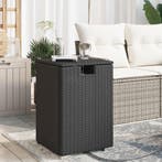 vidaXL Afdekkast voor propaangasfles 40x40x60 cm Poly Rattan, Verzenden, Nieuw