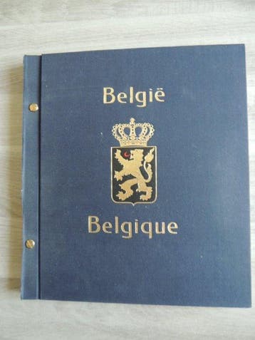 België - Boekbinding met verzameling variëten, Gestempeld