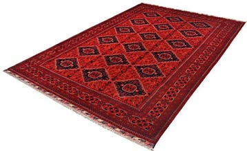 Afghan, Handgeknoopt tapijt van fijne kwaliteit,, Nieuw