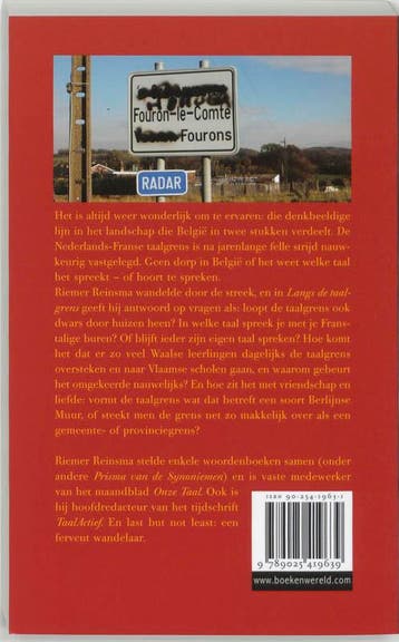 Wandelen langs de taalgrens 9789025419639 Riemer Reinsma, Verzenden, Gelezen, Riemer Reinsma