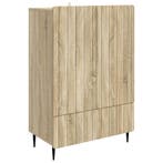 vidaXL Dressoir met lade Sonoma Eiken 66 x 34,5 x 97 cm, Verzenden, Nieuw, Overige houtsoorten, Minder dan 50 cm