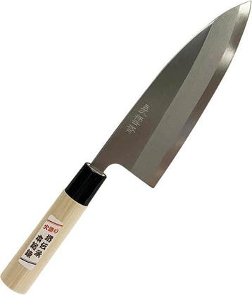 Nagaunzi Deba Knife 7.1 inches (180 mm) White Paper Steel,