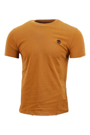 Timberland T-shirt in maat S Oranje, Kleding | Heren, Verzenden, Zo goed als nieuw, Overige kleuren, Timberland
