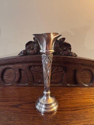 Eenbloemige vaas - .925 zilver - James Deakin & Sons, Antiek en Kunst